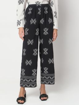 VERO MODA - Black Ethnic Motifs Print Pant