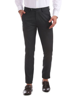 Arrow Newyork - Super Slim Fit Solid Trousers