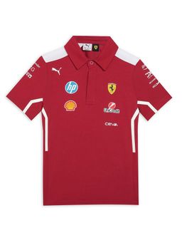 Puma - Scuderia Ferrari 2025 Team Youth Motorsport Polo T-Shirt