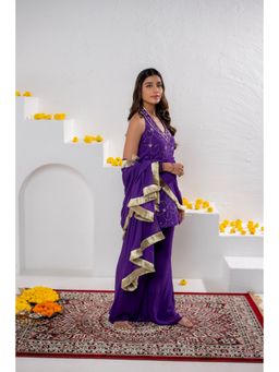 HOUSE OF MIRA - Aarna Embroidered Kurta Sharara and Dupatta (Set of 3)