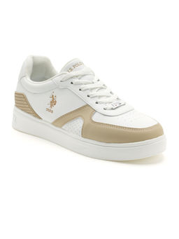 U.S. POLO ASSN. - Men Nebo Beige & White Sneakers