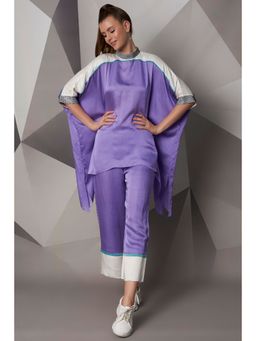 Wendell Rodricks - Lavender Modal Satin Co-ord (Set of 2)