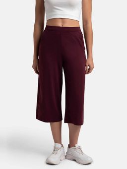 Jockey - A150 Women Super Combed Cotton Rich Elastane Culottes - Wine Tasting