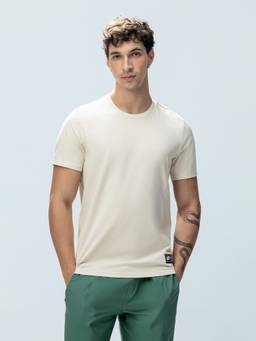 LOTTO - Men's Patch Light Cream T-Shirt