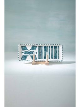 Freedom Tree - Montane Hand Painted Ceramic Rectangle Platter