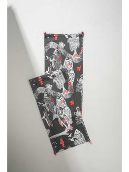 Freedom Tree - Mindscape Cotton Black Table Runner