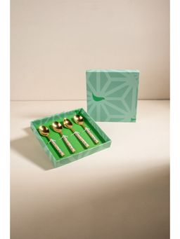 Freedom Tree - Circle Of Joyee Steel Coffee Spoon (Pack of 4)