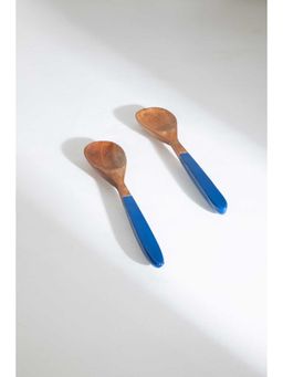 Freedom Tree - Solid Handcrafted Wood Spoon Server (Pack of 2)