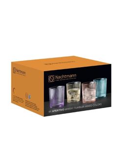 NACHTMANN - Aperitivo Mixed Colour Whisky (Pack of 4)