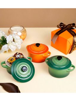 Le Creuset - Cherry Stoneware Petite Casseroles Gift Set (Pack of 3)