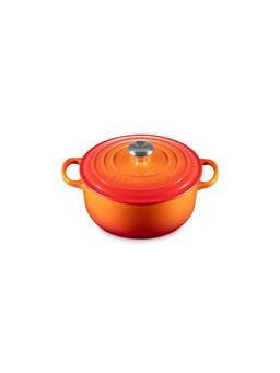 Le Creuset - Signature Sh.Casserole/Braiser 26Cm Flame Ss Knob
