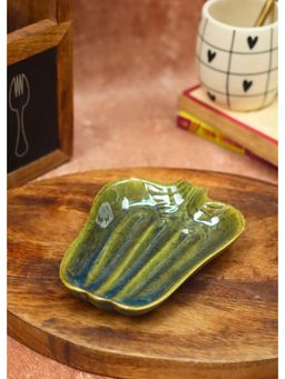 WEAVING HOMES - Bell Pepper Platter With Green Color