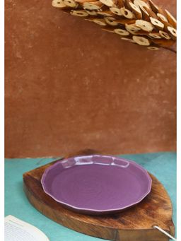 WEAVING HOMES - Lavender Snack Plate With Lavender Color
