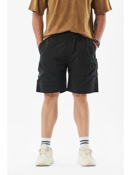 Snitch - Men Black Solid Shorts