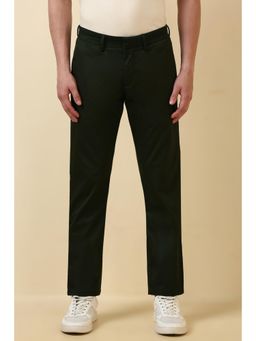 Allen Solly - Men Green Solid Casual Trouser