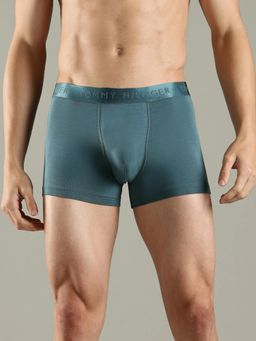 Tommy Hilfiger - Teal Solid Low Rise Trunk