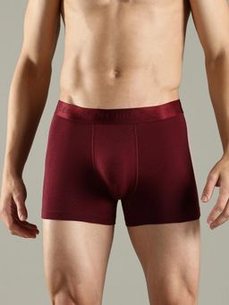 Tommy Hilfiger - Maroon Solid Low Rise Trunk