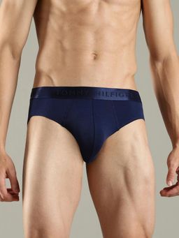 Tommy Hilfiger - Navy Blue Solid Low Rise Brief