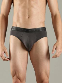 Tommy Hilfiger - Grey Solid Low Rise Brief