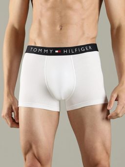 Tommy Hilfiger - White Solid Low Rise Trunk