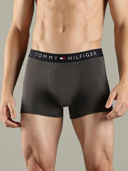 Tommy Hilfiger - Grey Solid Low Rise Trunk