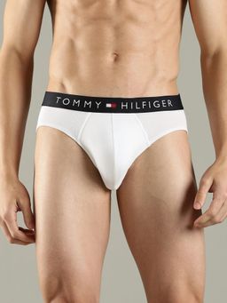 Tommy Hilfiger - White Solid Low Rise Brief