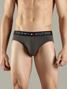 Tommy Hilfiger - Grey Solid Low Rise Brief
