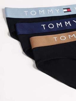 Tommy Hilfiger - Multi-Color Solid Low Rise Briefs (Pack Of 3)