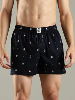 Tommy Hilfiger - Black Printed Mid Rise Boxer