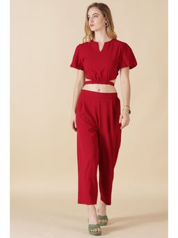 Gipsy - Maroon Georgette Top