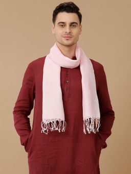 Linen Club - Solid Unisex Linen Stole - Pink