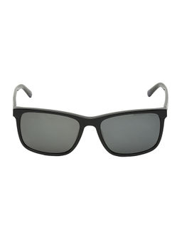 GANT - Black Lens Rectangle Full Rim Rectangle Black Frame Sunglasses (56)