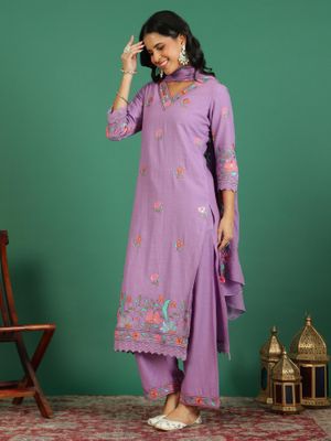 Rama Maslin Croche Palazzo Straight