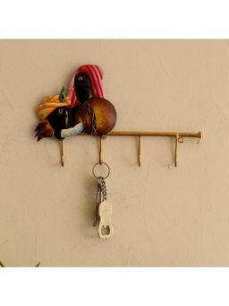 eCraftIndia - Radha Krishna Wrought Iron Key Holder