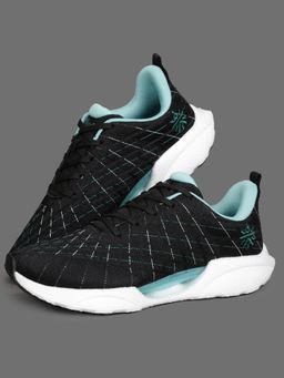 CULT - Men Mesh Blaze Black Walking Shoes