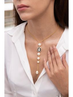 Joules By Radhika - Nayantara Kundan Pearl Necklace