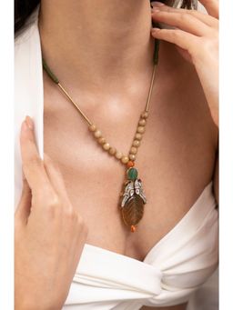 Joules By Radhika - Varnika Multi-Color Pendant Necklace