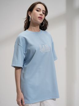 TOKYO TALKIES - Women Street By Drop-Shoulder Sleeves T-shirt