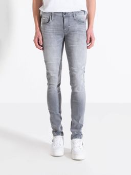 Antony Morato - Men Grey Washed Mid-Rise Slim Fit Jeans