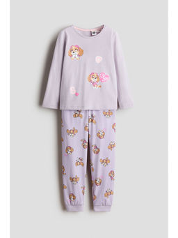 H&M - Girls Multi-Color Printed Cotton Pyjamas