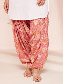 Fabindia - Pink Cotton Patiala Salwar