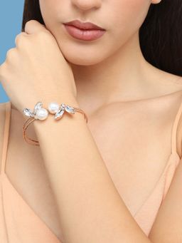 Sohi - Women Gold Plated Pearls Party Bracelet