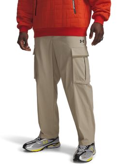 Under Armour - Brown Nylon Elastic Trackpant