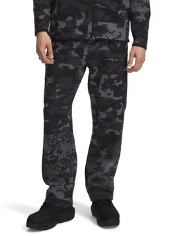 Under Armour - Black Polyester Elastic Trackpant