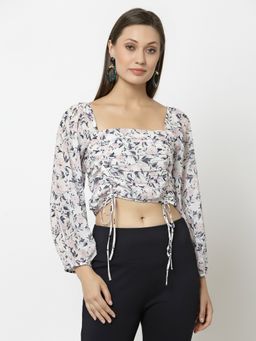 Gipsy - White Crop Top