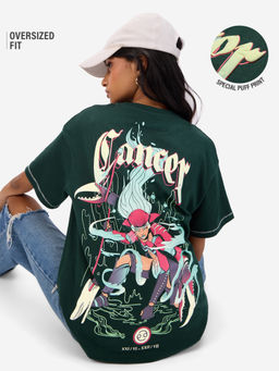 The Souled Store - Zodiac Cancer Women Oversized T-Shirt