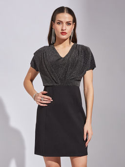 Latin Quarters - Women Black Solid Mini Dress