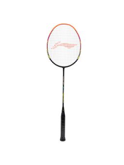 Li-Ning - Turbo 99 Strung Badminton Racquet (Black, Orange 84 g)