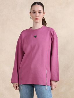 RAREISM - Gravity Primary Purple Relaxed Hip Length Top