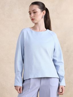 RAREISM - Mento Light Blue Relaxed Sweatshirt
